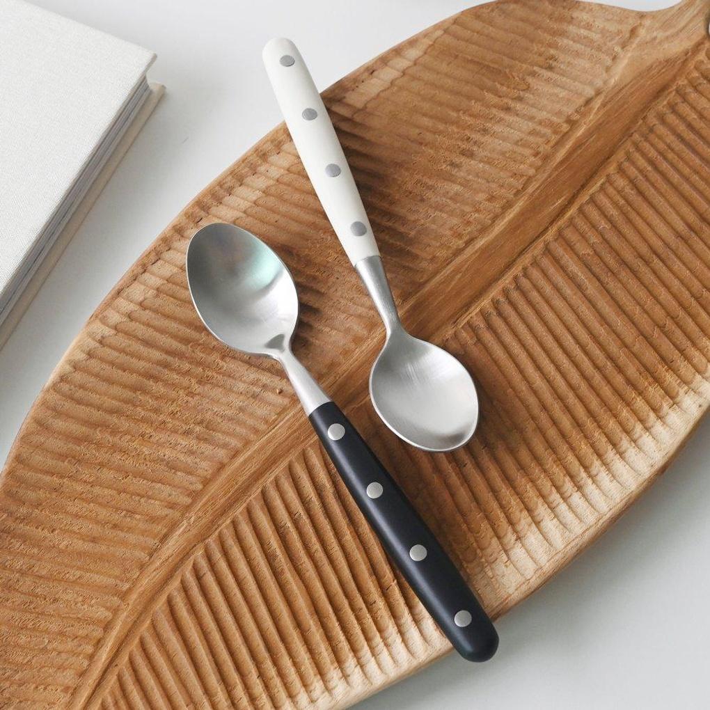 

Melrose Button Dessert Spoon Cutlery 2 Colors