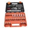 53PCS Automotive Socket Wrench Set High Hardness Steel Professional Ratchet Car Repair Tool Kit with Storage Box