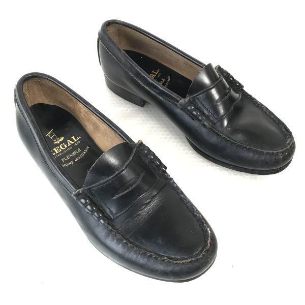 Regal Goodyear Leather Loafer Moccasin 24 Black Business Dress Shoes(USED)