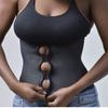 Latex 7 Steel Bones Zipper Buckle Waist Trainer Plus Size Postpartum Body Shaper Fitness Waist Cincher