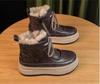 Men Women Winter Boots NonSlip New Women's Ankle Non slip Warm Microfiber Female Shoes Platform Snow Warm Protection for Cold Weather Conditions