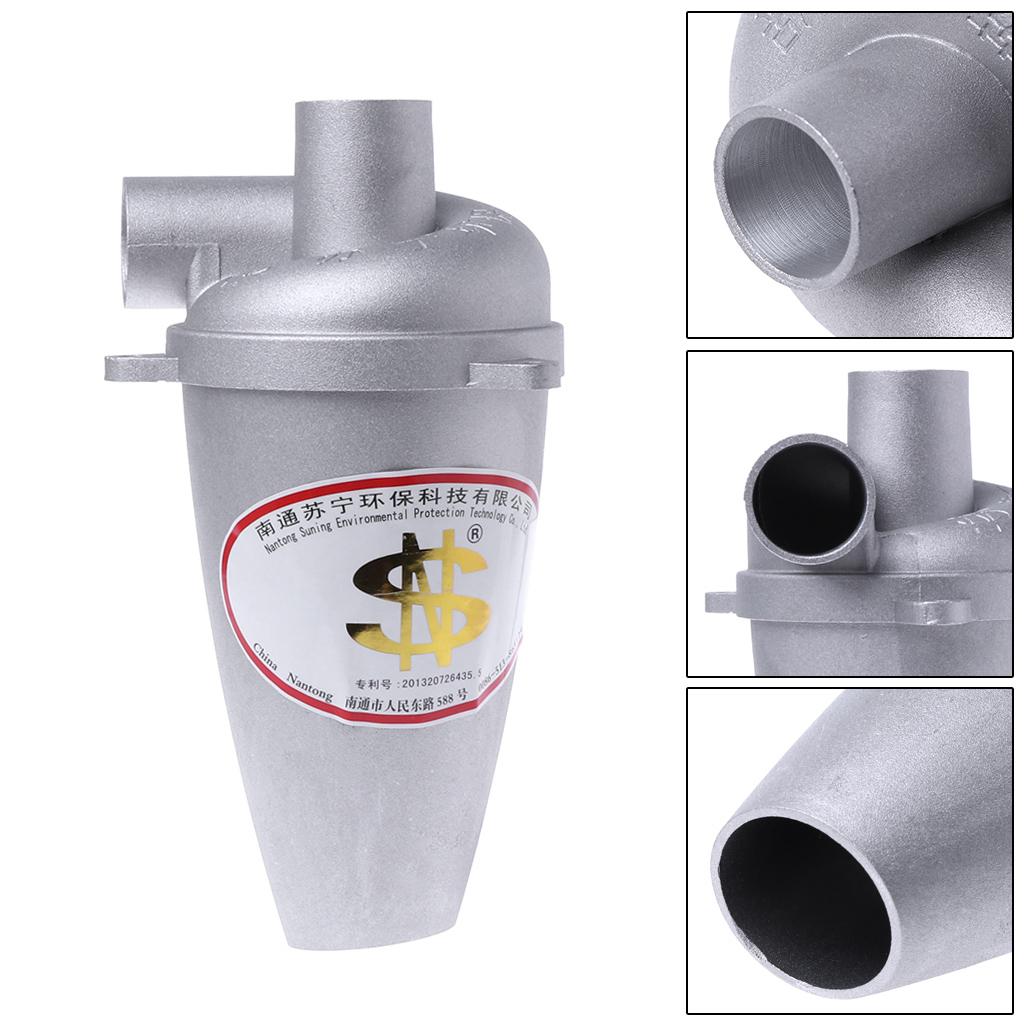 Dust Cyclone DIY Turbocharged Fifth Generation Industrial Dust Collector Canister Vacuum Home Cleaning with Flange Base
