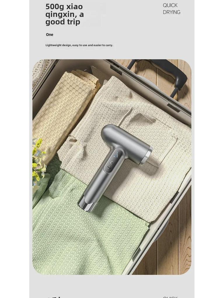 Blue Light Wireless High-Power Hair Dryer for Home & Dorm Use