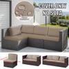 Capas de Almofada para Exterior Impermeáveis Elásticas Capas de Sofá Elásticas Protetor de Móveis de Pátio Conjuntos de Sofá Modulares para Sala de Estar