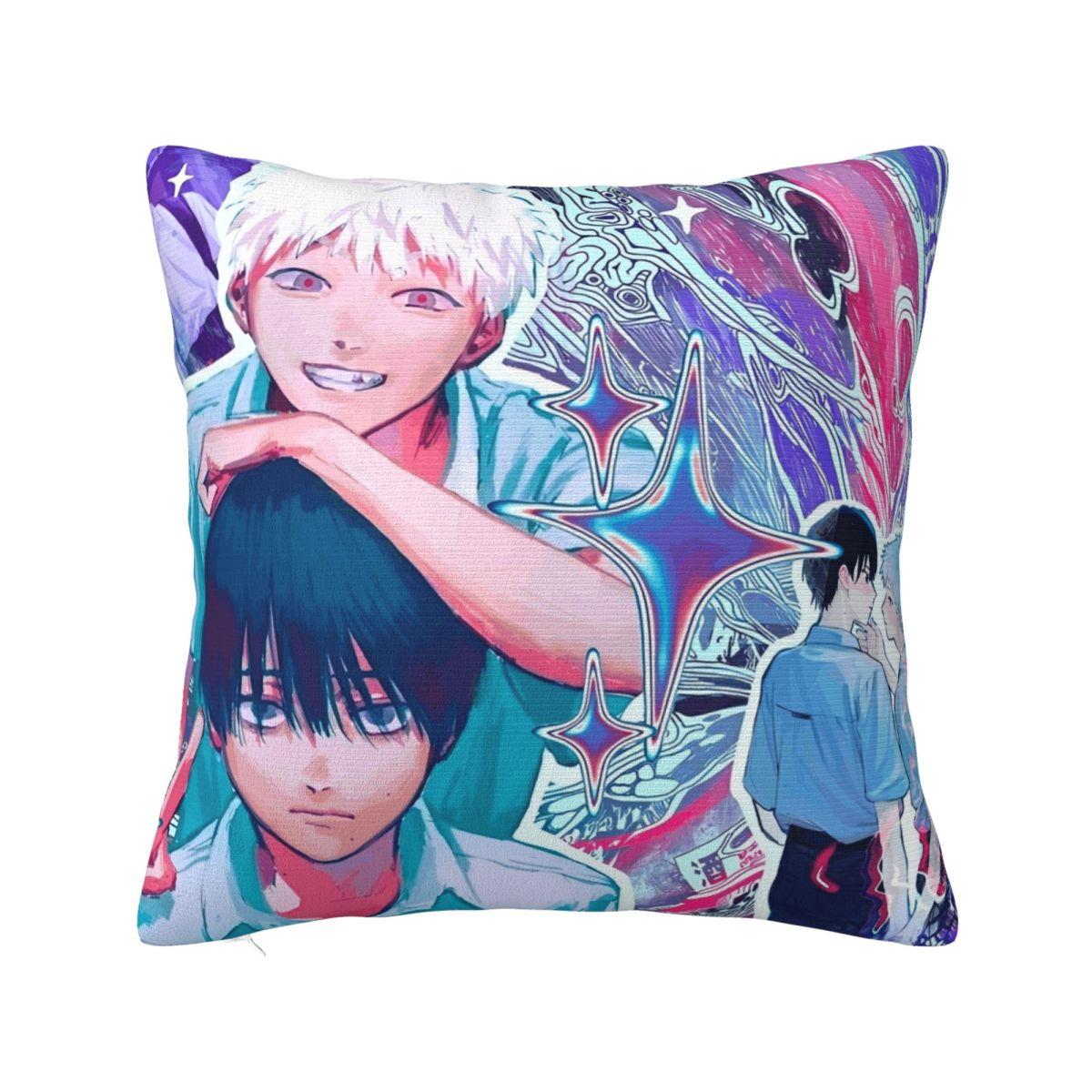 

Yoshiki The Summer Hikaru Died Pillowcase Polyester Cushion Cover Decor Manga Throw Pillow Case Cover Home Square 40X40cm 30x30cm 12x12in