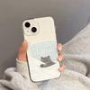 Couple Cute Sleeping Cat Dog Transparent Anti-Fall Phone Case for Iphone 16 15 14 13 12 11 Pro Max 7 8 Plus 16E Cover