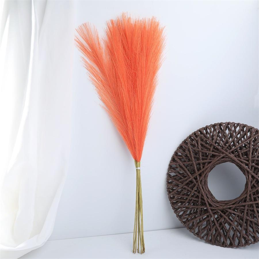 55cm Artificial Reed Pampas Grass Fake Flower Decorative Arrangement for Living Room Wedding Floor Decoration Artificial Plant
