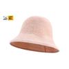 Codzienny Jednokolorowy Kapelusz Bucket Hat Dzianinowy Kapelusz Basin Koreański Styl Oddychający Składany Kapelusz z Daszkiem Dla Kobiet