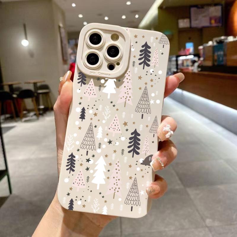 Festive Christmas Tree Graphic Phone Case for Xiaomi Redmi Note 14 13 12 Pro Plus 4G 5G 14C 13C 12C 11 11S 10 10S 12S Soft Cover