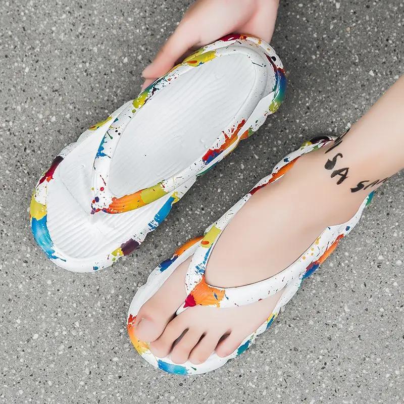 

Модные шлепанцы Мужские сандалии Износостойкие Пляжные Уличные Летняя Распродажа Новинка Стильный Тренд 2025 Дешевая Ликвидация Купить Мужскую Обувь 36