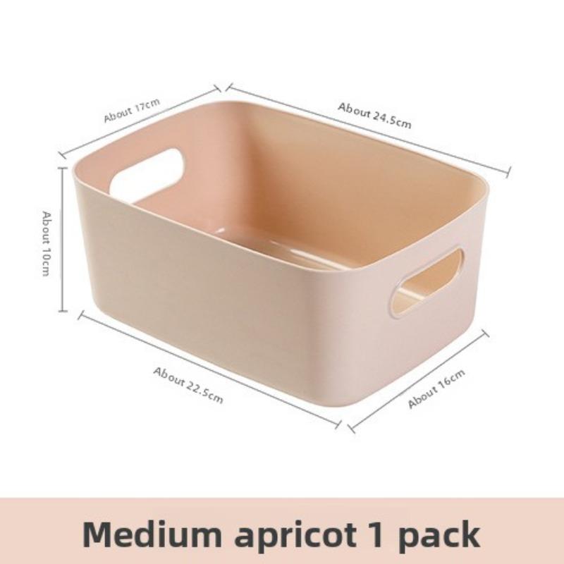 Kleinteile-Aufbewahrungskörbe, Kosmetik und Snacks, Schreibtisch- und Wohnheim-Aufbewahrungsboxen, Haushalts-Kunststoff-Aufbewahrungsboxen