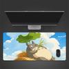 Totoro Art Mouse Pad, Large Gaming Desk Mat, Non-slip XXL Mousepad for Laptop & Tablet, Mini PC Playmat with Stitched Edges
