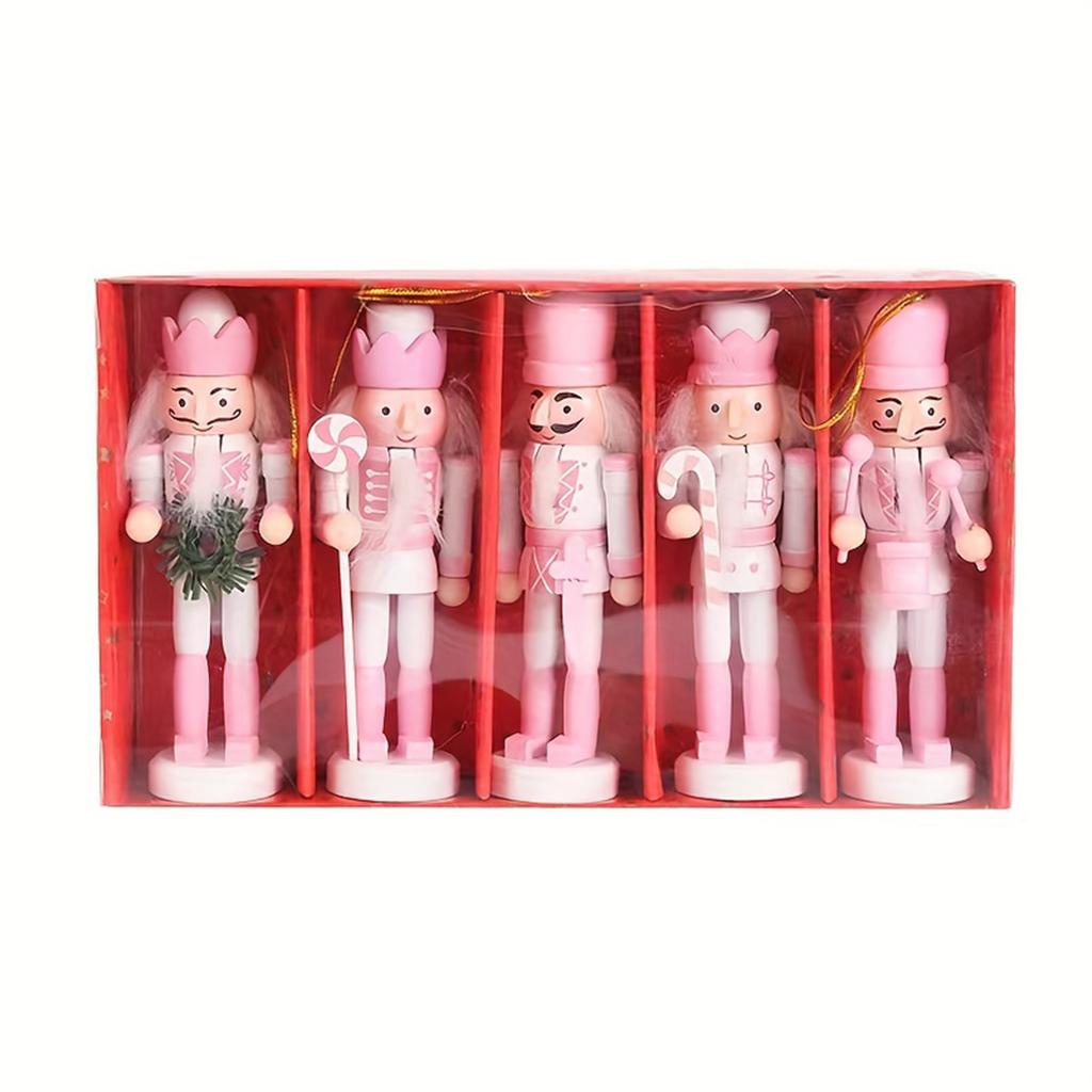 13cm 5piece Set Woodiness For Christmas Decoration Of Children's Toys And Gifts