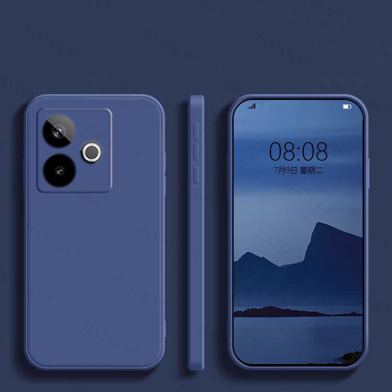 For Realme GT 7 Case Cover For Realme GT 7 Anti-knock Liquid Silicone Candy Color Case For Realme GT 7 Case 6.78 inch