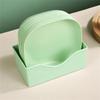 10Pcs Multi-function Spit Bone Dish Household Food Grade Plastic Spit Bone Dish Round Square Set Dining Table Garbage Plate