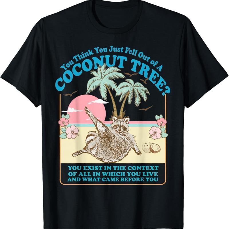 Kamala 2024 You Think Just Fell Out Of A Coconut Tree T Shirt - Men s Summer Cotton Graphic Tee S разноцветный