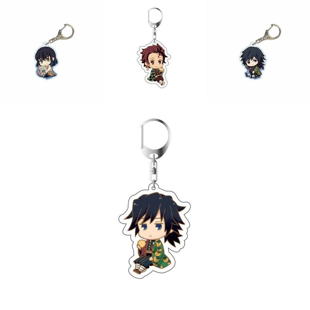 Demon Slayer Anime Cartoon Character Acrylic Keychain Bag Pendant Accessories Stylish And Durable