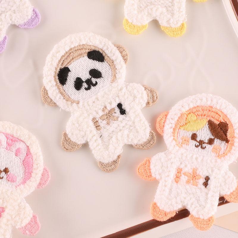Embroidery Label Cute Astronaut Embroidery Sticker Diy Hand Account Accessories Accessories Patch Sticker Brooch Hair Accessories Cloth Sticker