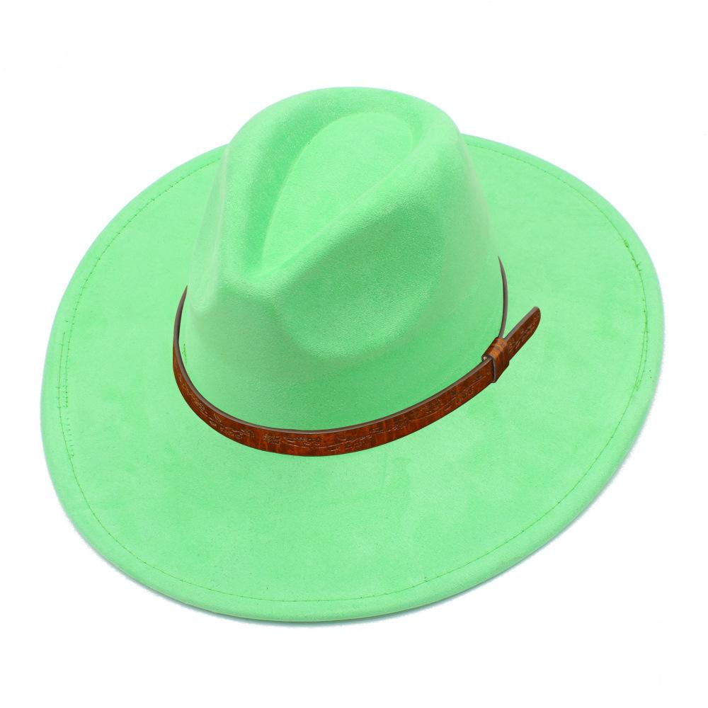 Cappello a cilindro fedora oversize stile europeo e americano uomo e donna semplice ed elegante parasole da esterno cappello jazz cappello da spiaggia per vacanze al mare