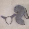 Squirrel Ear Heandband and Squirre Tail for Kid Adult Halloween Cosplay Parties