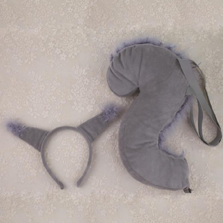 Squirrel Ear Heandband and Squirre Tail for Kid Adult Halloween Cosplay Parties