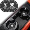 Car Coasters Water Cup Pad Diamond Rhinestone Non-slip Mat Accessories For Peugeot 107 2008 3008 208 206 207 408 307 308 Valve Y5