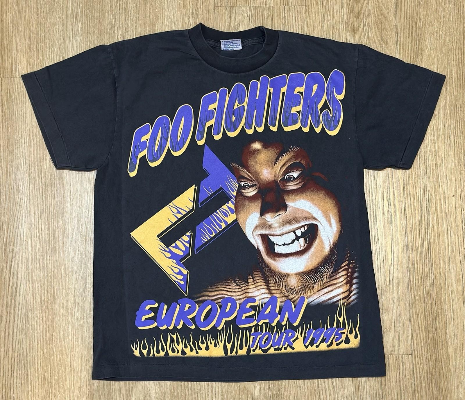 FOO FIGHTERS vintage 1995 EUROPEAN TOUR t shirt Unisex T-Shirt XXXXL