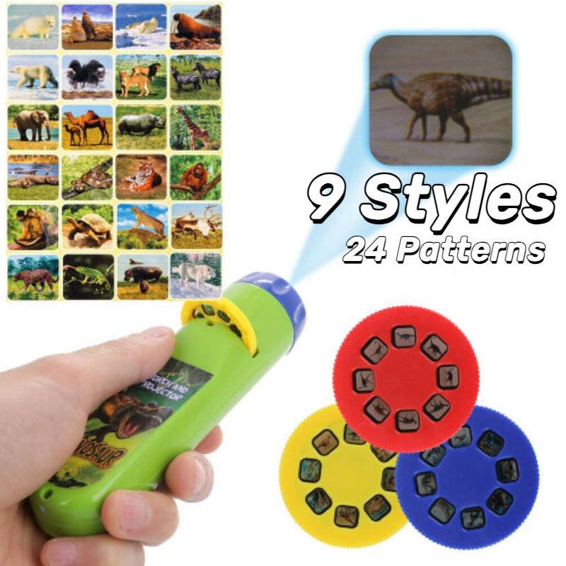 Children's Led Projection Toy With Dinosaur Style Develop Visual And Intellectual Skills