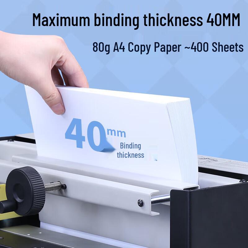 Leishen A4 Desktop Hot Melt Perfect Binding Machine CN Plug (adapter Included)
