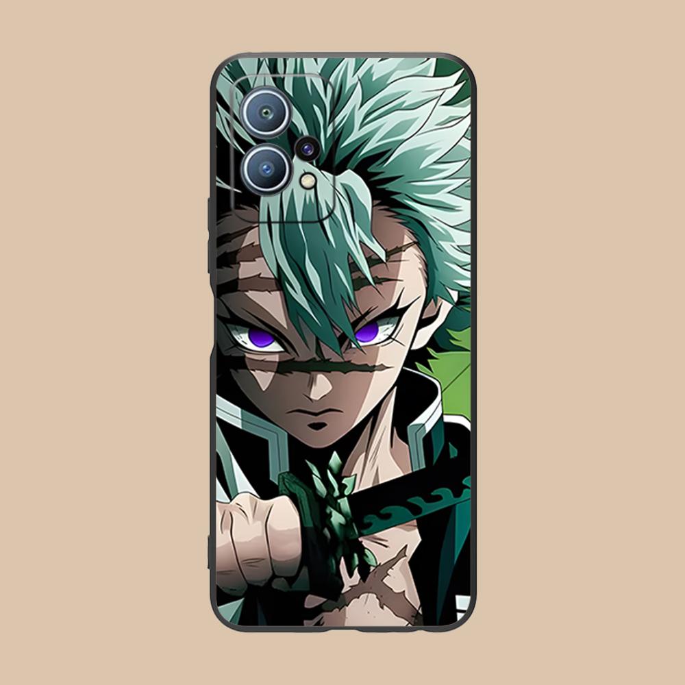 Demon Slayer Sanemi Phone Case for Huawei P60 P50 P40 P30 P20 P10 P9 P8 Pro Lite Plus Colour Printing Protective Pretty Luxury