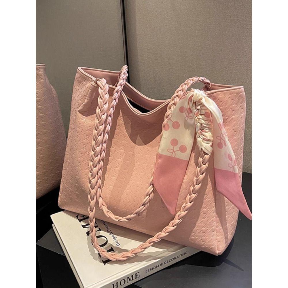 Premium Texture Large-capacity Bag Women's 2025 Spring New Fashion Commuter Shoulder Bag Popular Tote Bag