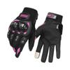 Herren Ganzfinger Motorrad-Rennsport-Handschuhe - Schützend, Verschleißfest, Atmungsaktiv, Sturzsicher, Outdoor-Fahrhandschuhe
