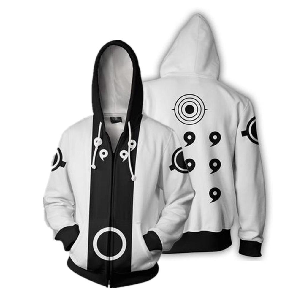 Naruto 3D-Druck Hoodie für Paare - Frühling/Herbst Stil Sportbekleidung