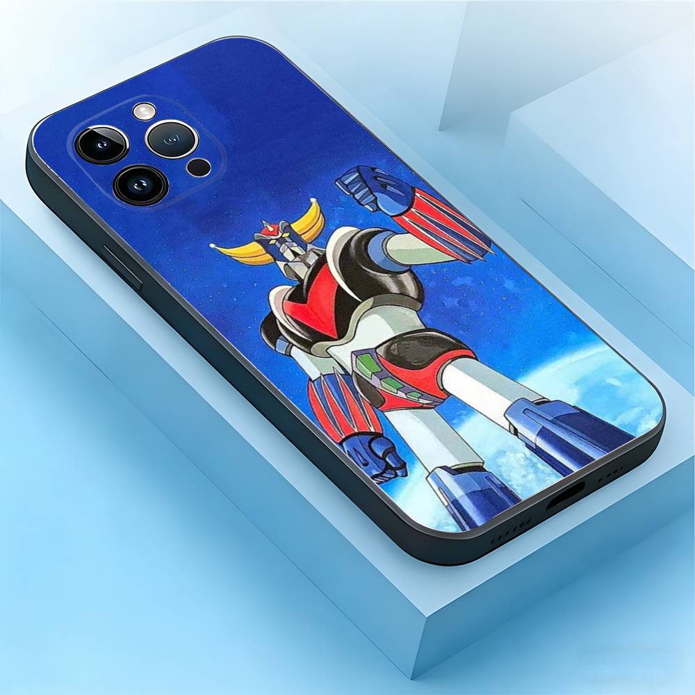 

UFO R-Robot G-Goldorak Phone Case For iPhone 17,16,15,14,13,12,11,Air,XR,Pro,Max,Plus,mini,SE Silicone Black Cover iPhone12mini