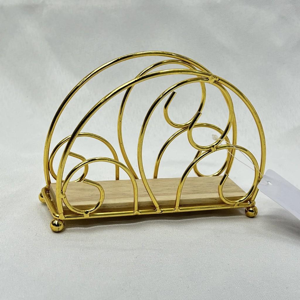 Iron Napkin Holder With Spray Finish For Restaurant And Hotel Table Decor