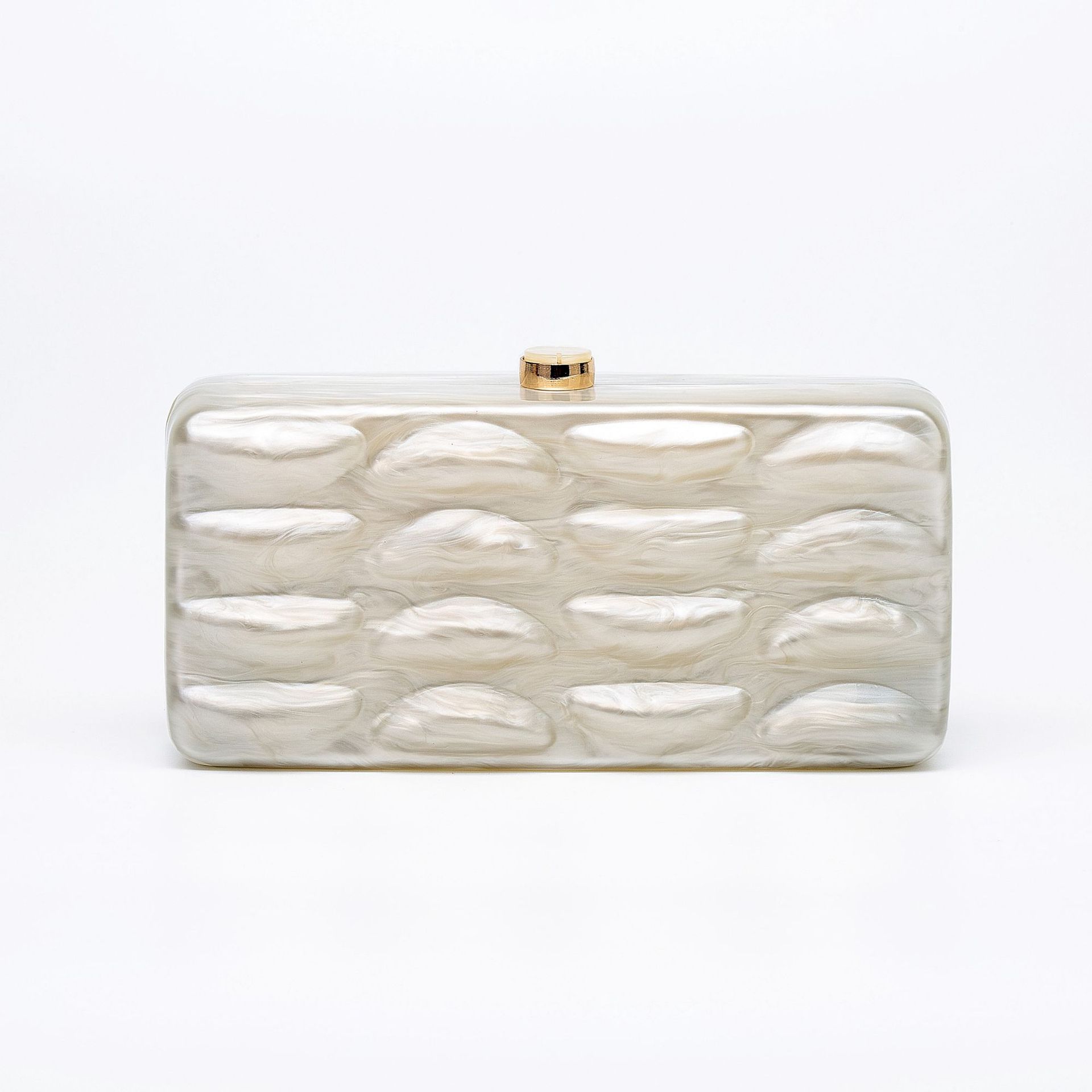 

Women S Shoulder Oblique Span Bag, Special-Shaped Shell Acrylic Bag, Fashion Wedding Dinner Clutch Bag слоновая кость