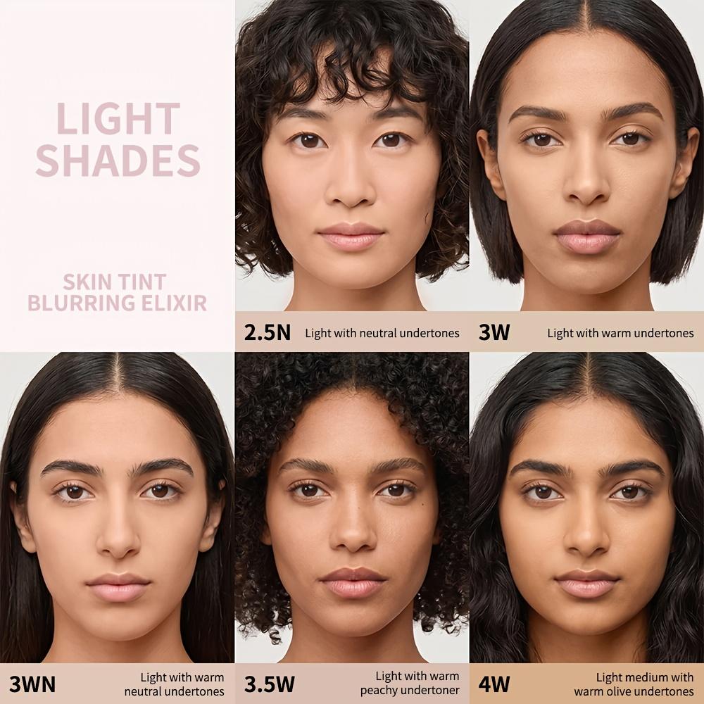 Skin Tint Blurring Elixir, Lightweight Foundation, Moisturising Primer, Lightweight Texture, Refreshing and Non Sticky