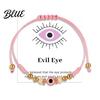 Evil Eye Bracelet String Adjustable Braided Rope Good Luck Amulet