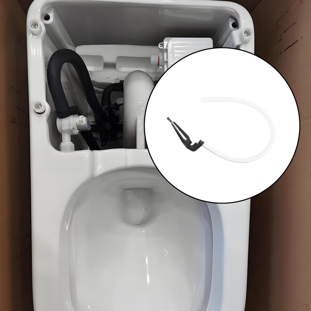 Toilet Refill Hose And Clip, Repair Kit, Water Saving, for Most Other Valves, to Be Installed