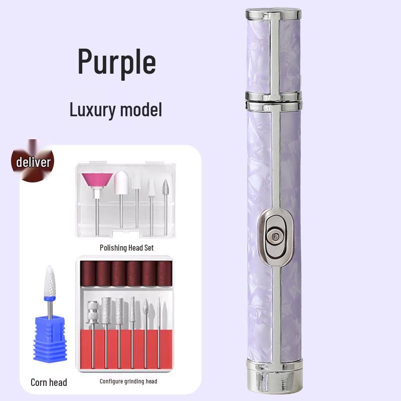 Tragbare elektrische Nagel Schleif- und Poliermaschine für Maniküre und Entfernung abgestorbener Haut
