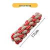 Pet Interactive Cotton Rope Teething Ball with Double Pull Knot for Dogs