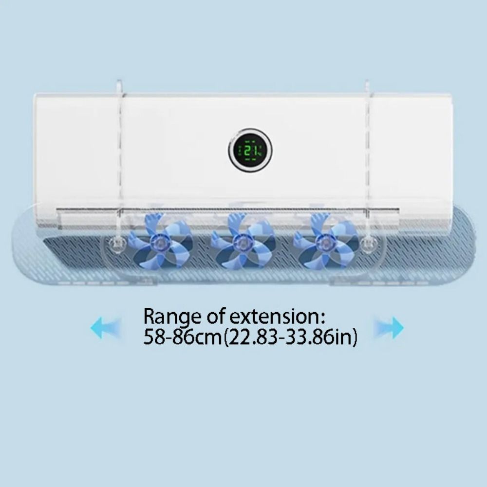 Adjustable Air Conditioner Outlet Baffle Expandable Wind Direction Baffle Room