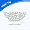 50x Paint Mixing Balls Glass Beads Round 7mm for Nail Polish Agitator Bottle Shaking Model
