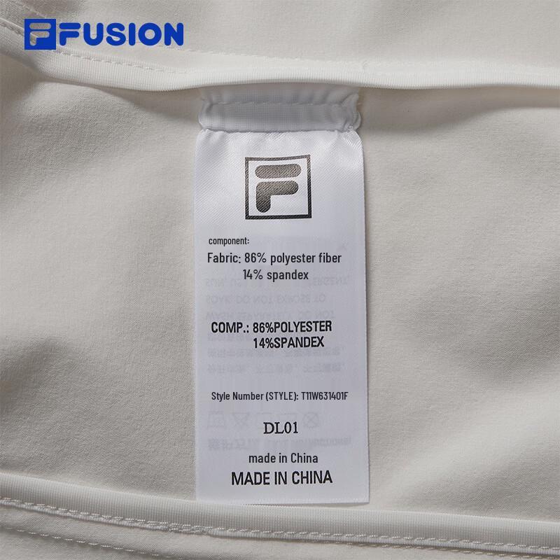 FILA FUSION Women's Woven Short Sleeve Polo Shirt