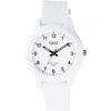 [Q&Q] V01A-018VK Analog Color Watch Waterproof Urethane Strap Watch White