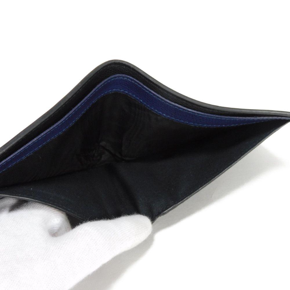 Used Bag Bugs Bifold Wallet (11491) with Eye Motif Multicolor Logo (7M0169 AC9I F0X93 7941) in Black, Men's from Japan