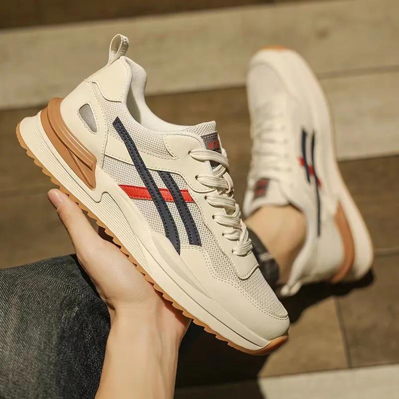 Men Shoes Sneakers Fashion Breathable Casual Shoe Lace-Up Skateboard Sports Running Shoes for Men Tennis Shoe Zapatillas Deporte