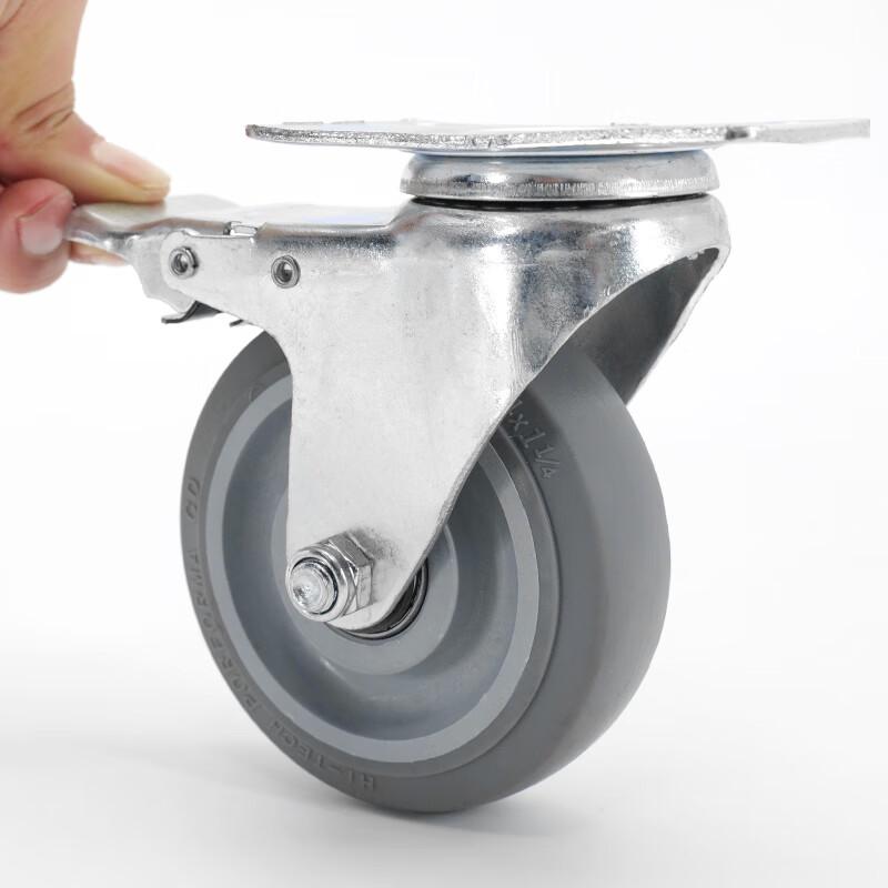 Bingyu BYA-155 Silent Swivel Caster Wheel with Brake