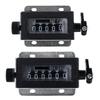 5/6 Digit Resettable Hand Pull Strokes Clickers Counter Manual Counter Industrial Punch Counting Device 0-99999/0-999999