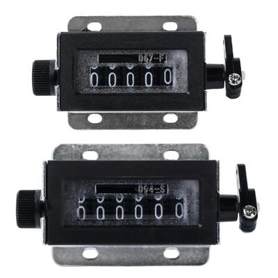 5/6 Digit Resettable Hand Pull Strokes Clickers Counter Manual Counter Industrial Punch Counting Device 0-99999/0-999999